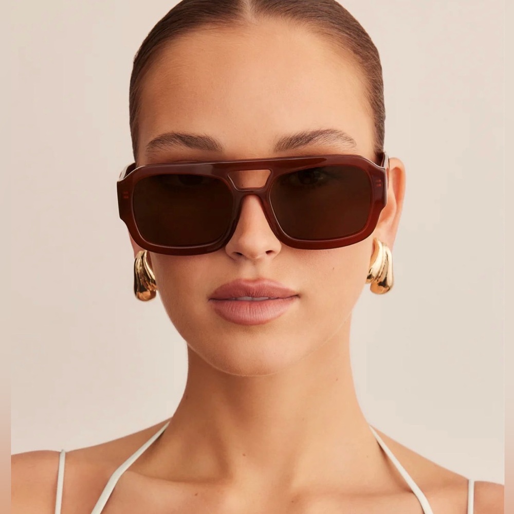 BANB’E THE SUKI - DARK HAVANA TORT-MELON SUNGLASSES